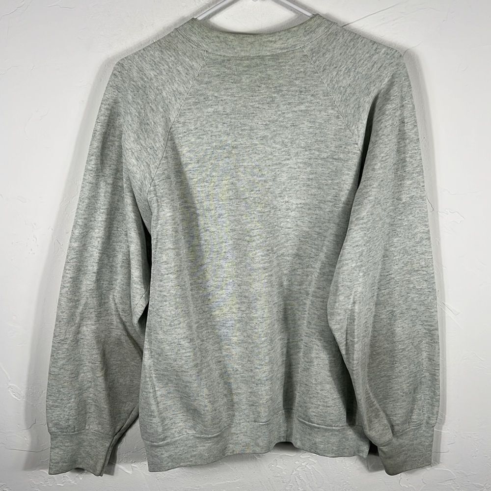 🔥🏈 True Vintage 90’s NEW YORK JETS NFL CREWNECK Sweatshirt Sz Large - RARE - G - Picture 7 of 10